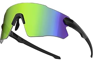 ER00 Wrap Around Light Weight Sports Sunglasses for Small Face Men Women Youth Cycling Baseball Running Pickleball