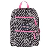 JanSport Big Student Classics Series Backpack - Grey Tar Wild At Heart