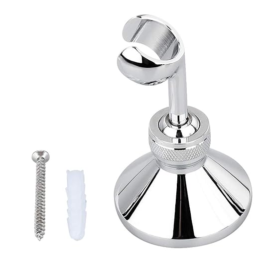 Shower Head Holder, 1 Pcs 360° Adjustable Shower Head Bracket for