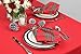 DII 100% Spun Polyester Table Top Collection, 52x70, Red, 1 Piece