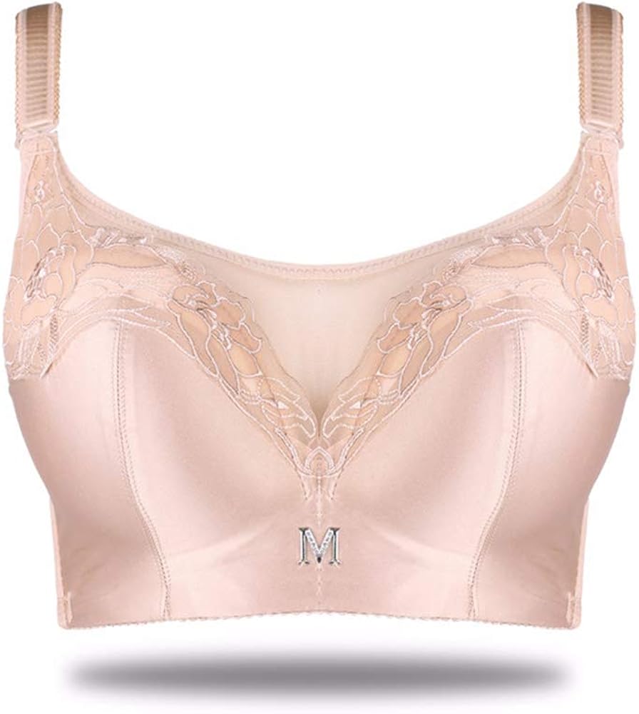 Plus Size No Underwire Push Up Bra Lightly Seamless Full