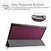 Fintie Slim Case for Fire HD 10 (5th Generation, 2015 Release), Ultra Lightweight Stand Cover with Auto Wake/Sleep for Amazon Fire HD 10.1 inch Tablet (NOT Fit HD 10 7th Gen 2017), Purple