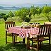 YEMYHOM Rectangle Tablecloth 60 x 104 Inch Spill-proof Oil-Proof Microfiber Table Cover Machine Washable Indoor Outdoor Rectangular Table Cloth for Spring Summer Party Picnic (Red and White Checkered)