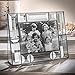 Clear Glass Picture Frame 5x7 Photo Display Desk Accessories Tabletop Home Décor Family Wedding Anniversary Engagement Graduation Gift J Devlin Pic 112 Series