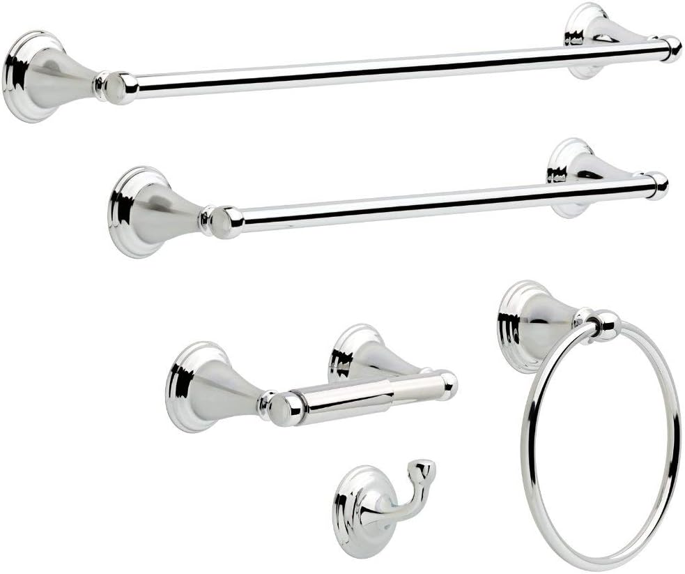Delta Faucet Bathroom Accessories 70035-OB Windemere Bathroom Sets, Towel Hook, Delta Oil Rubbed Bronze - Bath Towel Hooks - 