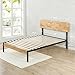 ZINUS Olivia Metal and Bamboo Platform Bed Frame, No Box Spring Needed, Wood Slat Support, Easy Assembly, Twin