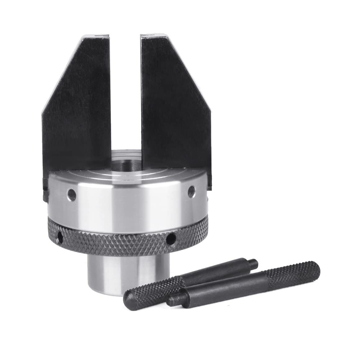 NAGU 2-inch 2-Jaw Pen Drilling Lathe Chuck Set with 1" X 8TPI Direct Thread,Dedicated Pen Drilling Lathe Chuck