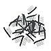 Luwigs 36 pcs Wire Wig Combs For Wig Caps Black Color Anti-Rust Wig Clips Accessories Tools (Black, Wig Comb)thumb 3