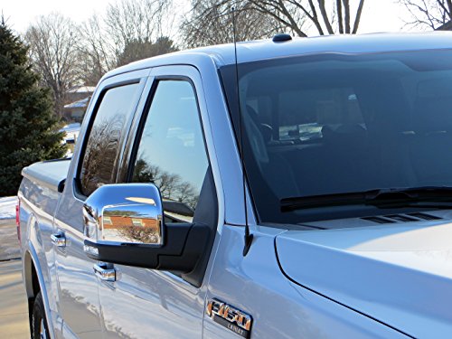 AntennaMastsRus - 2009-2018 Ford F-150 - 21" BLACK Custom Short Antenna Mast SPRING STEEL!!