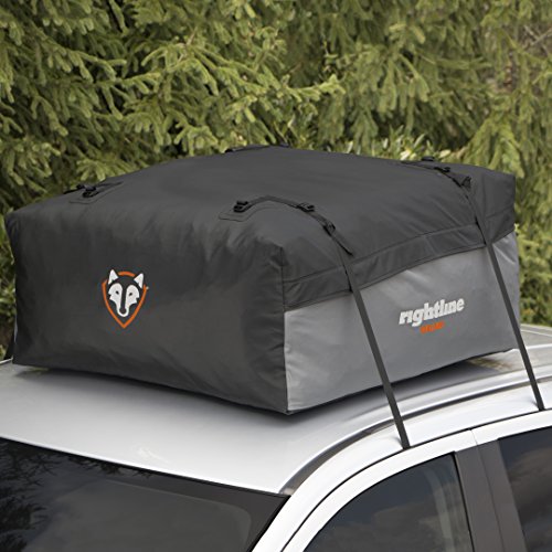 Rightline Gear Sport 1 Car Top Carrier, 12 cu ft, 100% Waterproof, Attaches With or Without Roof Rack