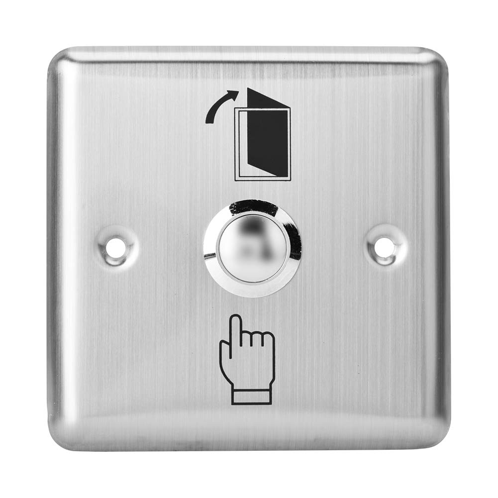 Emergency Release Button Stainless Steel Door Switch Door Exit Access Push Button Release Button for Access Control Lock