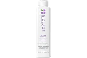 Biolage Hydra Source Shampoo - Softens, Moisturizes & Adds Shine, For Dry Hair, Infused with Micro-Filtered Aloe Vera & Fermented Hyaluronic Acid, Vegan & Paraben-Free