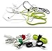 Alianza Products APH&L50PC Cable Straps Hook and Loop 6, Cable Ties for Tidying and Organizing Loose Wires and Cables, Multi-Colored, 50 Piece