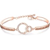 Zuo Bao Christian Gift Religious Jewelry Psalm 46:5 God is Within Her She Will Not Fall Bracelet Bible Verse Bracelet Gift for Godmother
