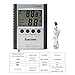 Samshow Hygrometer Thermometer, Digital Humidity Monitor with Temperature Monitor, Indoor/Outdoor Thermometer, Probe, Temperature Gauge Humidity Meter Battery Included