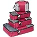 eBags Classic Packing Cubes - 4pc Small/Med Set (Raspberry)
