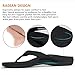 Sessom&Co Women's Orthotic Sandals with Arch Support for Plantar Fasciitis Stylish Beach Flip Flops Outdoor Toe Post Sandal