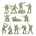 BMC WW2 Iwo Jima Plastic Army Men - 32 American and Japanese Soldier Figures