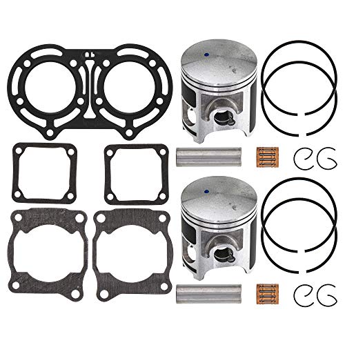 NICHE 64mm Piston Gasket Ring Top End Kit For Yamaha Banshee 350 2GU-11181-00-00 3GG-11351-02-00 93450-17129-00