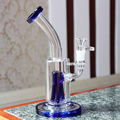 Hand-Made Crafts Glass Art Simplicity 10 Inch Tall Join 14MM (Blue) - Thumbnail 4