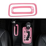Opar Pink Gear Shift Knobs Cover Trim for 2011 - 2017 Jeep Wrangler JK