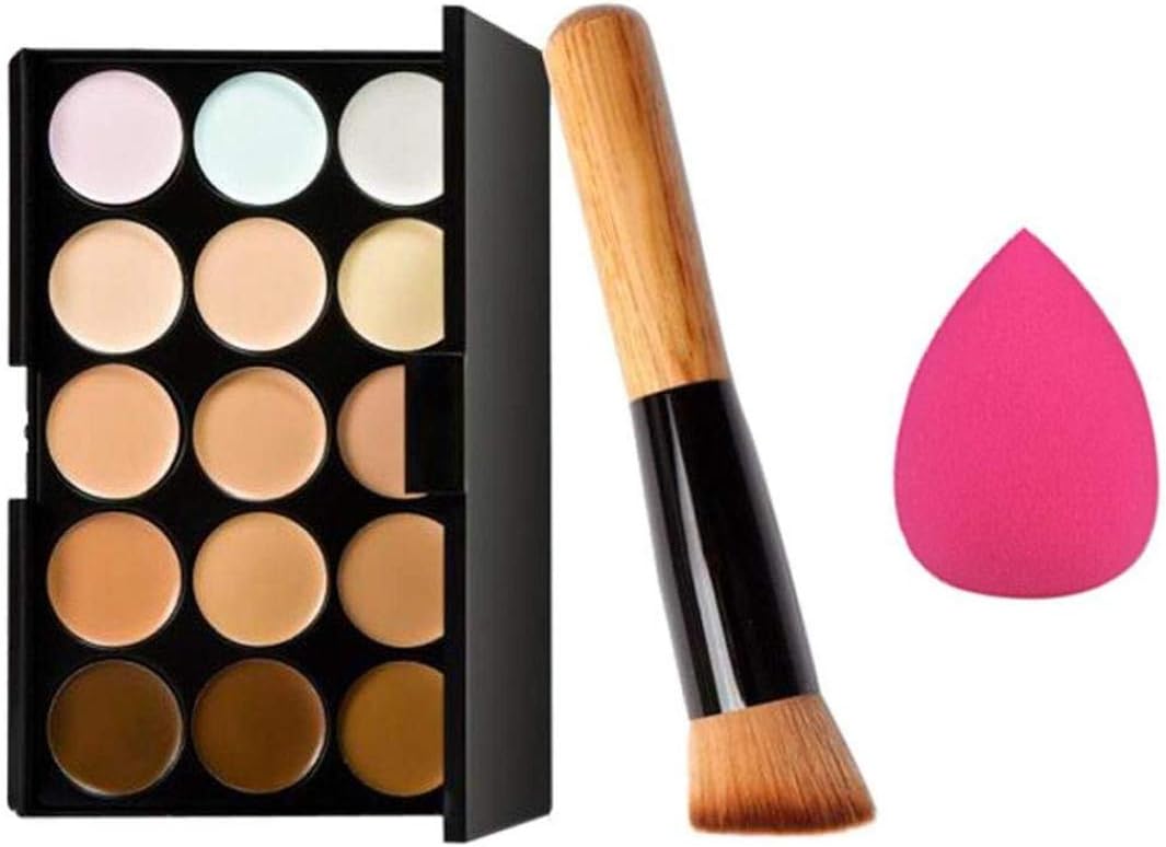15 Colour Makeup Concealer Contour Palette Face Foundation Cosmetic Eye