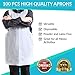 Disposable Aprons - 100 Plastic Aprons for Painting, Cooking or Any Other Messy Activities by Upper Midland