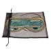 Utopiat Silk Sleep Eye Mask - in Turquoise Blue | Inspired by The Style of Audrey Hepburn from The Classic Film Breakfast at Tiffany's