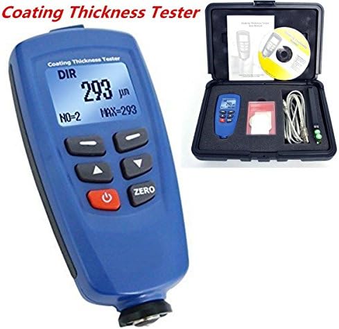 CEM DT-156 Pro Paint Coating Thickness Meter Gauge Auto F/NF Probe Tester 1250um
