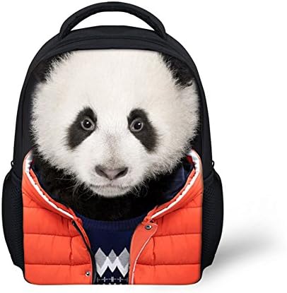 School Bags For Girls Boys Kids Cute Animal 12 Inch Toddler Backpack-C0201F-PANDA