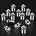 AUSTOR 13 Pieces Stainless Steel 3D Printer Nozzles 0.2 mm, 0.4 mm, 0.6 mm, 0.8 mm, 1.0 mm Extruder Nozzle Print Head for E3D Makerbot