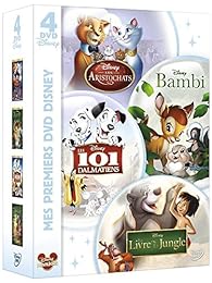 Mes Premiers Dvd Disney - Les Aristochats + Bambi + Les 101 Dalmatiens + Le Livre De La Jungle - Pack
