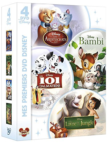 Mes Premiers Dvd Disney - Les Aristochats + Bambi + Les 101 Dalmatiens + Le Livre De La Jungle - Pack