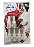 Glade Plugins Radiant Berries 1 Warmer Plus 6 Refills
