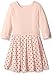 Scout + Ro Girls' Three-Quarter Sleeve Dot-Print Dress