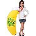The Dreidel Company Jumbo Banana Inflate, Grand Raffle Prizes, Pool & Beach Activities, Party Decorations, 48" Tall (Single)