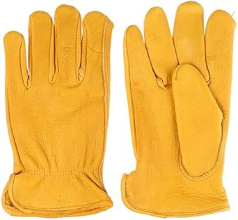 elkskin work gloves