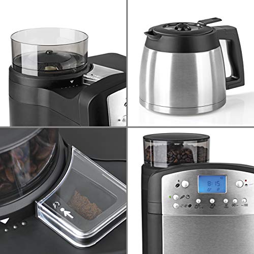 BEEM Germany Bean To Cup Filter Coffee Machine with Grinder and Timer