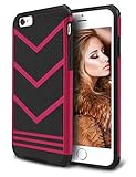 iPhone 6 Case, Vofolen Anti-slip Soft Armor iPhone 6 Cover Skin Shock Absorption Flexible Protective Slim Shell Anti-scratch Defender Black Carrying Case for iPhone 6 6S 4.7 inch (Rose)