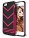 iPhone 6 Case, Vofolen Anti-slip Soft Armor iPhone 6 Cover Skin Shock Absorption Flexible Protective Slim Shell Anti-scratch Defender Black Carrying Case for iPhone 6 6S 4.7 inch (Rose)