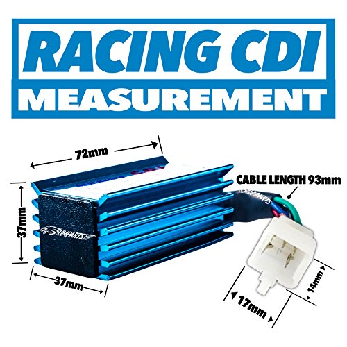 (CI2) UMPARTS 5 pin High Performance No Rev Limit 12V AC CDI Ignition