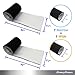 Cable Management Sleeves System, Velcro Design, Black White Reversible - 2 Pack 60-Inch Cord Organizers with Wire Labels - Easy and Best for TV, Electronics at Home or Office -by HomeyHomes