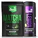 Skinny Bunny Tea Weight Loss & Detox Bundle: Manage Weight, Support Immune System, Healthy Cleanse & Promote Health with Antioxidants (Matcha Organic Green Tea AM + Lemon Tea PM - 14 Day Supply)