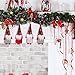 PartyTalk 3pcs Handmade Swedish Tomte Christmas Gnome, Scandinavian Santa Gnome Christmas Ornaments for Home Holiday Christmas Hanging Decorations Xmas Gifts