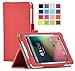 Dragon Touch S7 case, KuGi ® Dragon Touch S7 Multi-Angle Stand Slim-Book PU Leather Cover Case for Dragon Touch S7 tablet (Red)