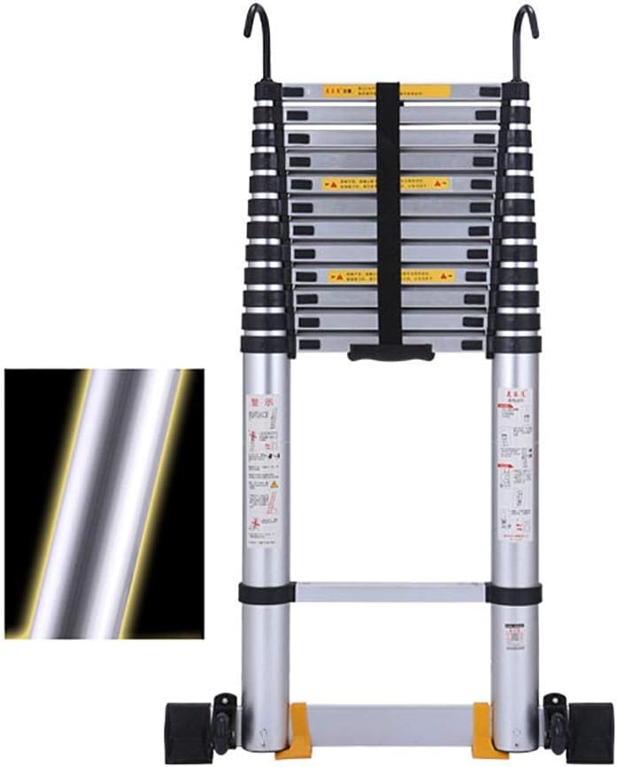 AFDK Extra Tall Aluminum Telescopic Ladder with Hook, MultiPurpose