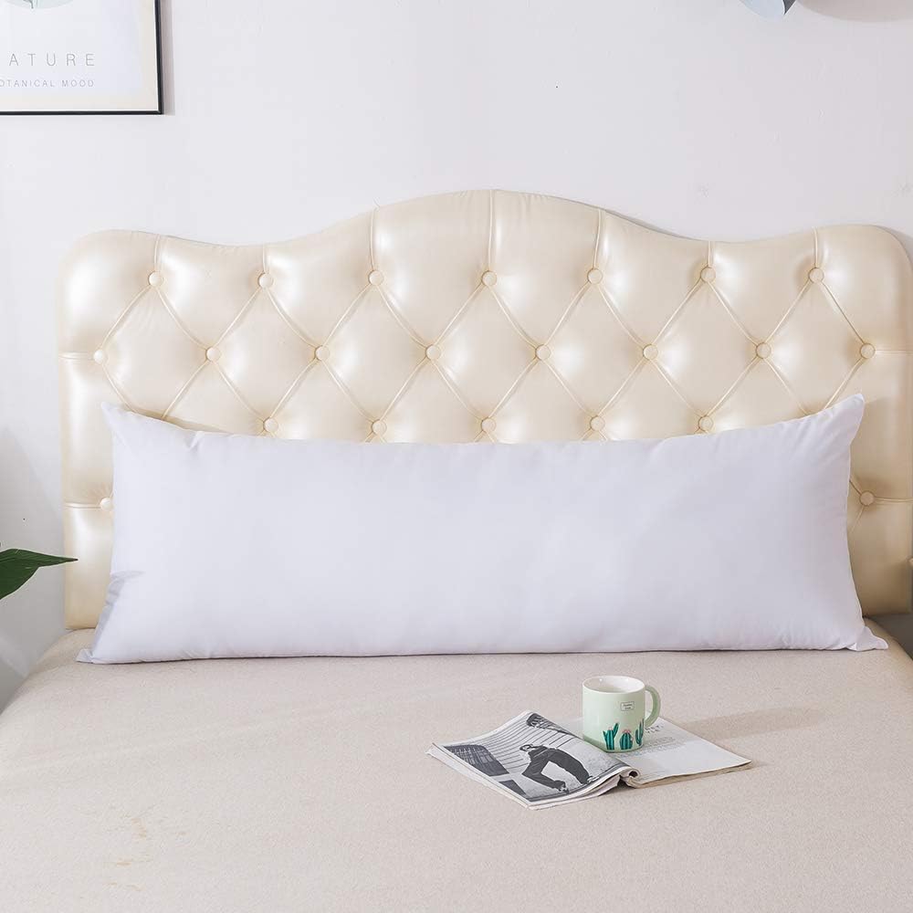 DOWNCOOL Long Body Pillow Insert- Breathable Bed Full Pillow for Side Sleeper Without Cover- 20 x 54 inch: Home & Kitchen