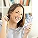VIVIBIN iPhone 8 Plus Case for Women,iPhone 7 Plus Phone Case,Cute Purple Pink Marble for Girls Clear Bumper Best Protective Soft Silicone Rubber Matte TPU Cover Slim Fit Case for iPhone 7 Plus/8 Plus