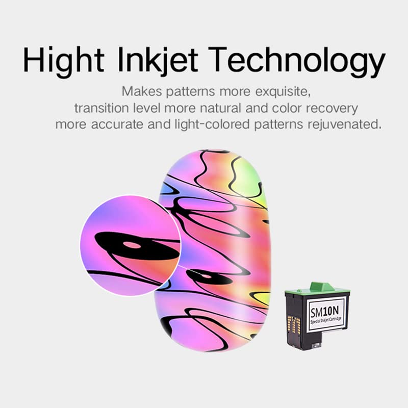 O'2NAILS SM10 Ink Cartridge Replacement For O2nails Printer V11/X11 ...