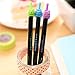 Katoot@ 8 pcs/Lot Cute kitties black ink gel pen Lucky cat Kawaii stationery zakka Office material escolar school supplies (Colorful)